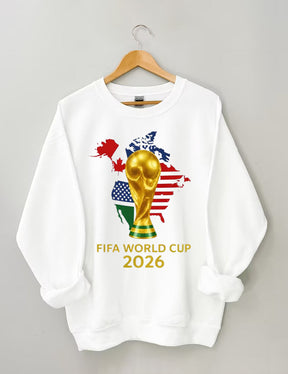 FIFA World Cup 2026 , USA Canada Mexico Soccer, Football Fan , World Cup Gift Sweatshirt