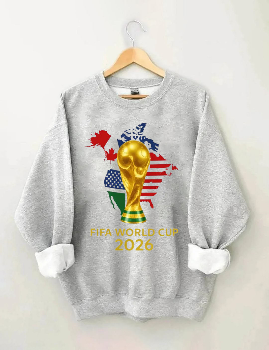 FIFA World Cup 2026 , USA Canada Mexico Soccer, Football Fan , World Cup Gift Sweatshirt