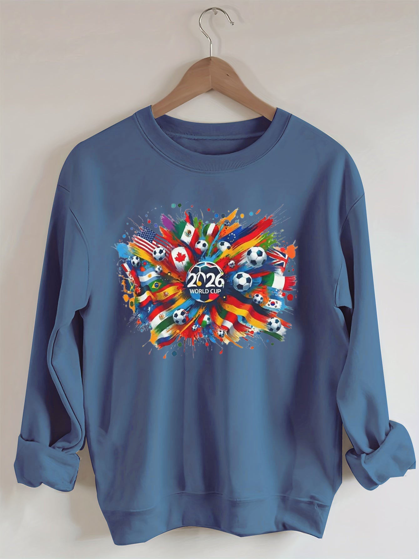 World Soccer 2026 Game Flag Sweatshirt