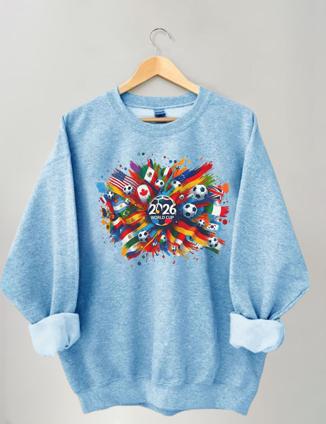 World Soccer 2026 Game Flag Sweatshirt