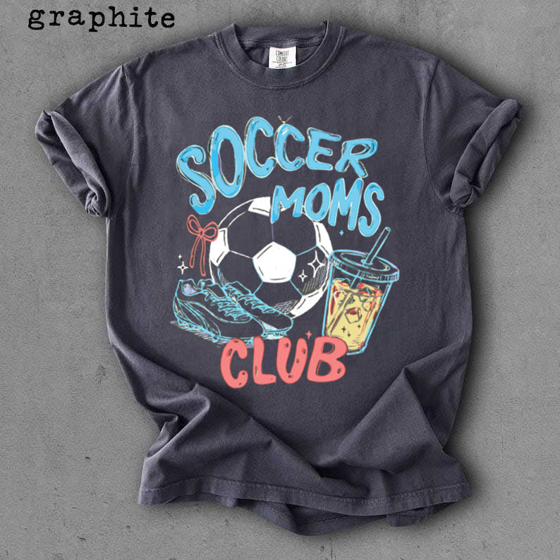 Soccer Moms Club Gameday Doodle Soccer Shirt