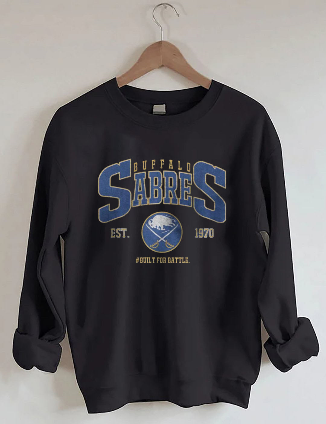 Vintage 90s Buffalo Sabres Ice Hockey Sweatshirt