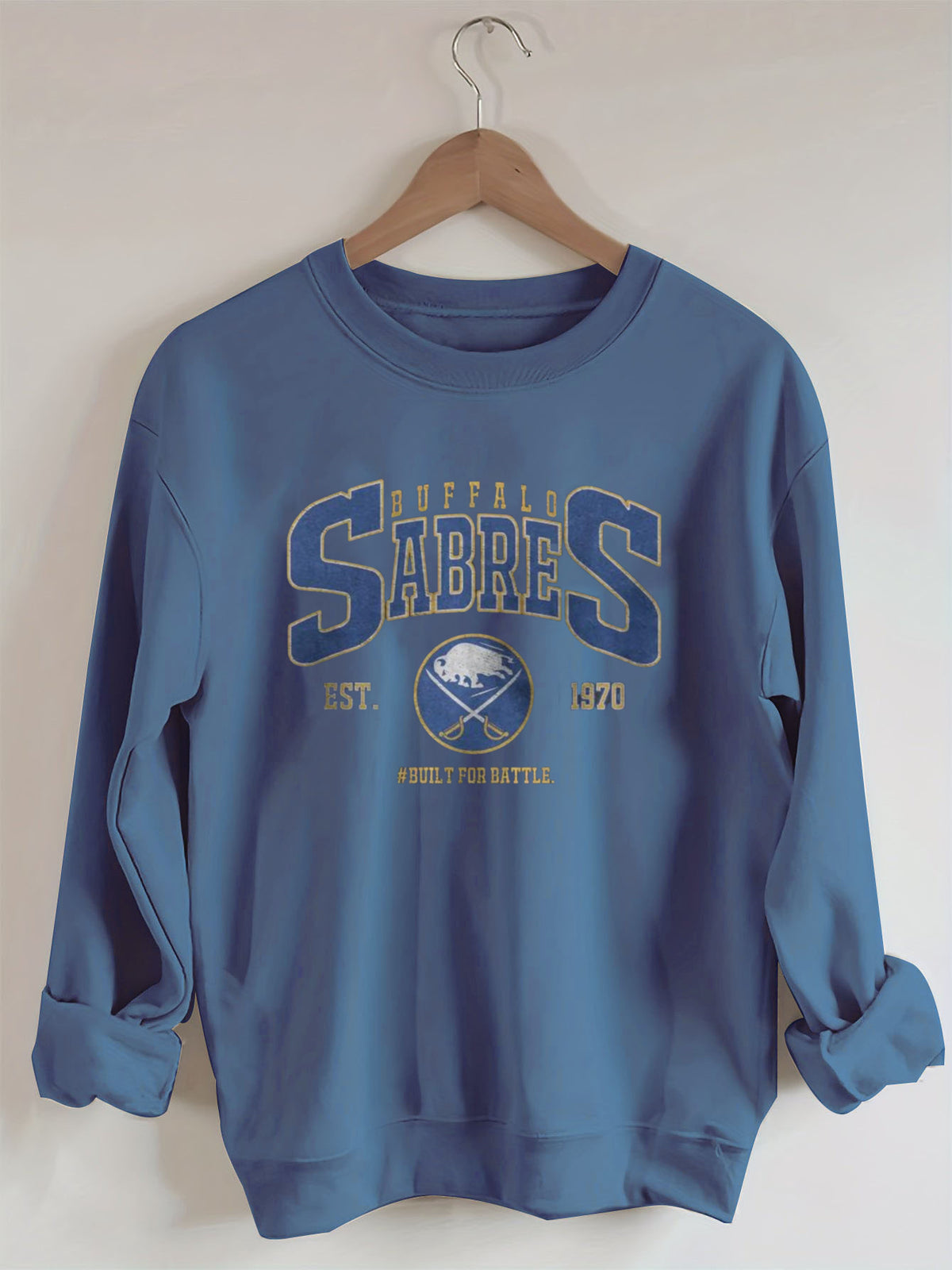 Vintage 90s Buffalo Sabres Ice Hockey Sweatshirt