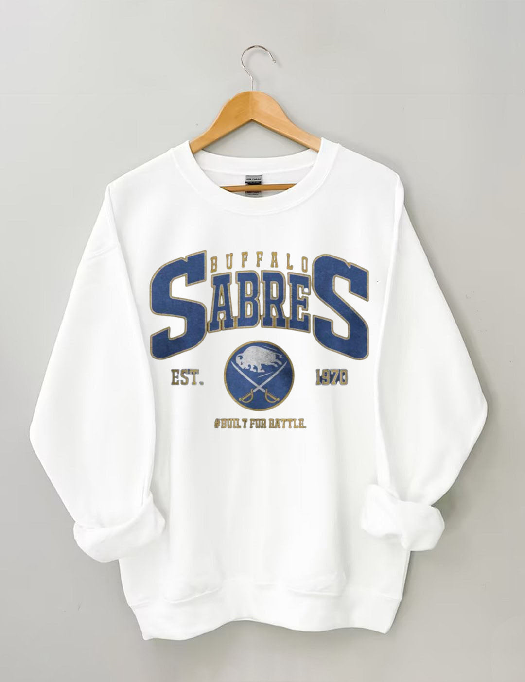 Vintage 90s Buffalo Sabres Ice Hockey Sweatshirt