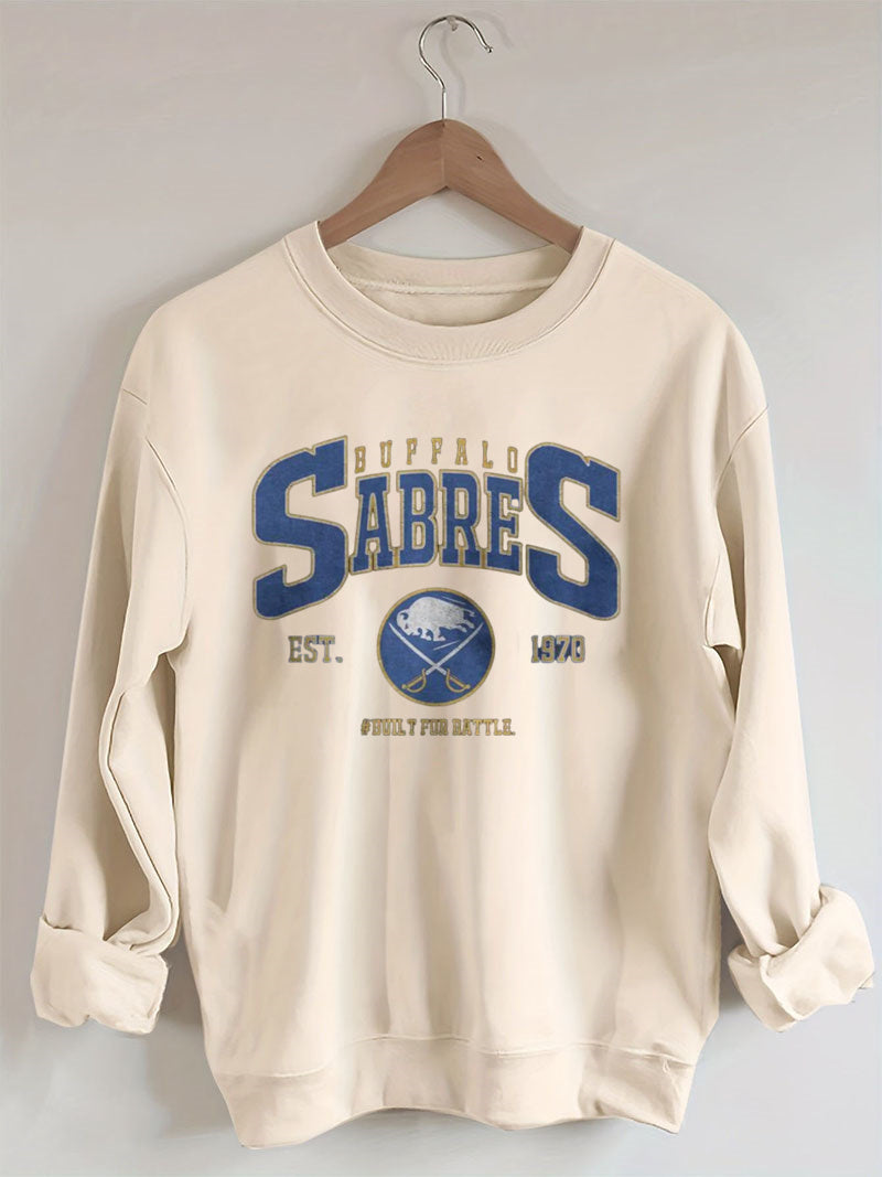 Vintage 90s Buffalo Sabres Ice Hockey Sweatshirt