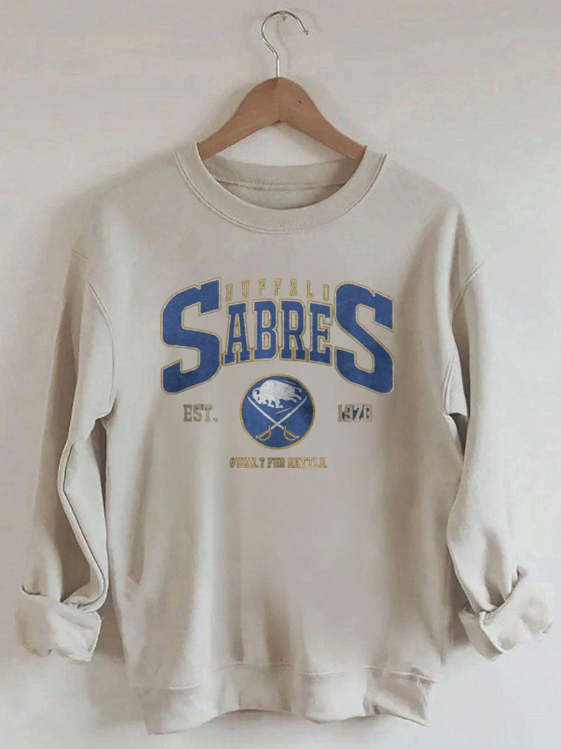 Vintage 90s Buffalo Sabres Ice Hockey Sweatshirt