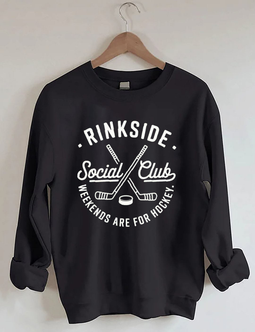 Rinkside Social Club Weekends Are For Hockey Sweatshirt