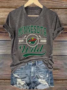 Vintage Minnesota Wild Hockey T-shirt