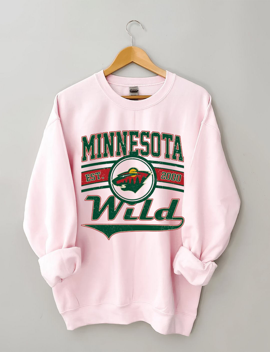Vintage 90s Minnesota Wild Hockey Sweatshirt