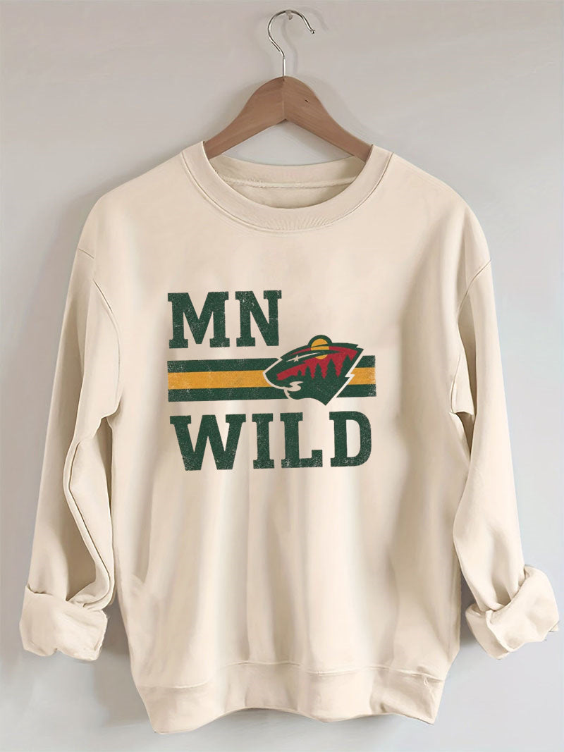 Vintage Minnesota Wild  Hockey Sweatshirt