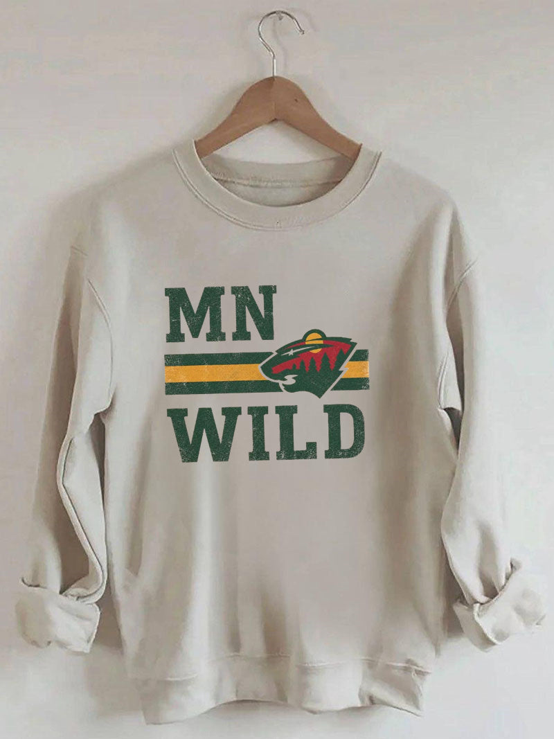 Vintage Minnesota Wild  Hockey Sweatshirt