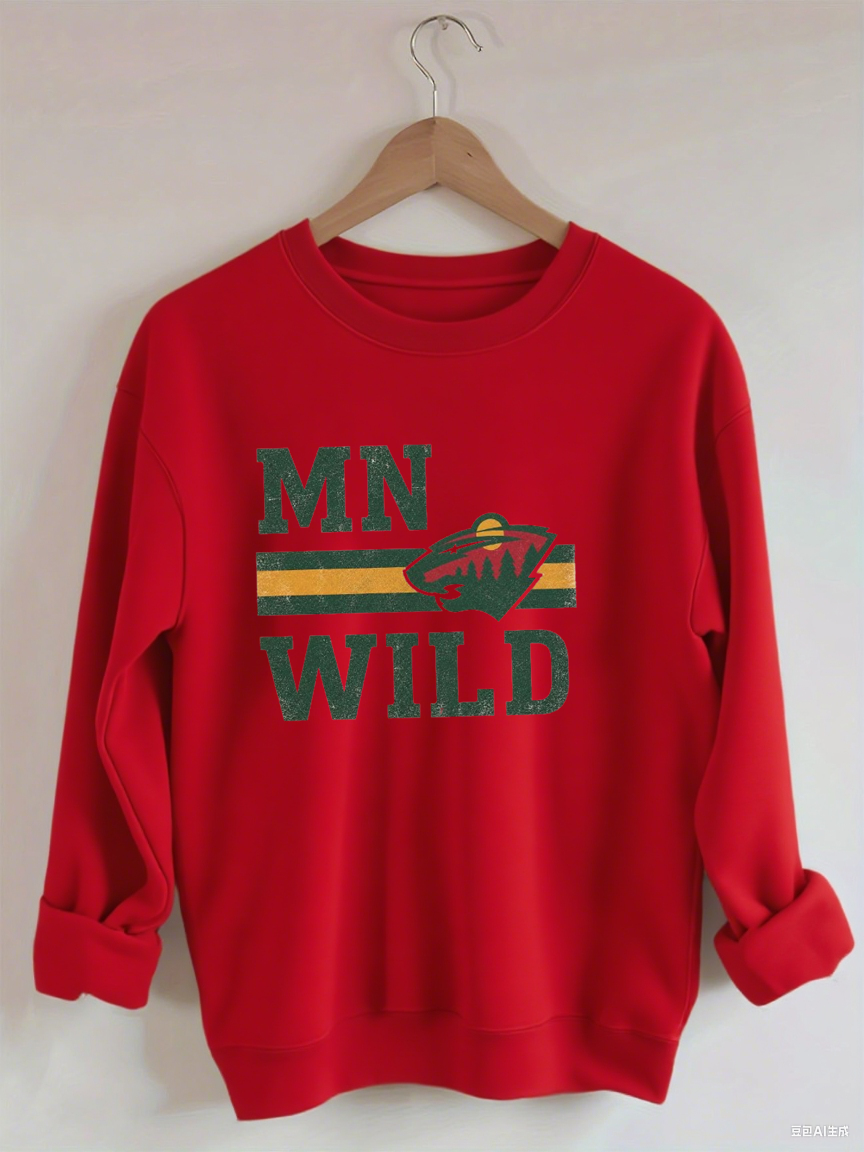 Vintage Minnesota Wild  Hockey Sweatshirt