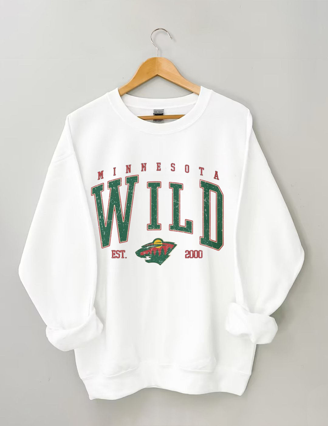 Retro Minnesota Wild Sweatshirt