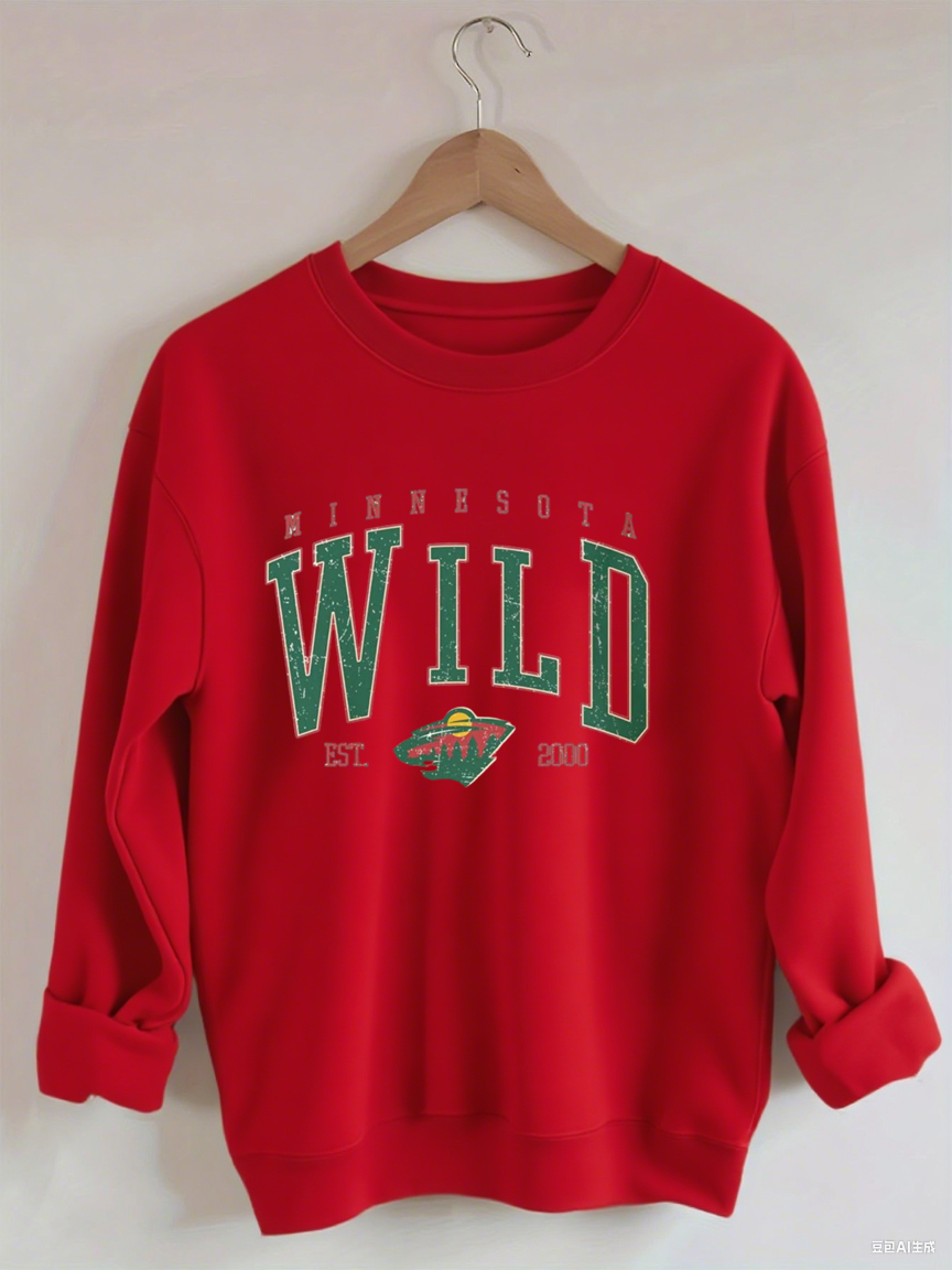 Retro Minnesota Wild Sweatshirt