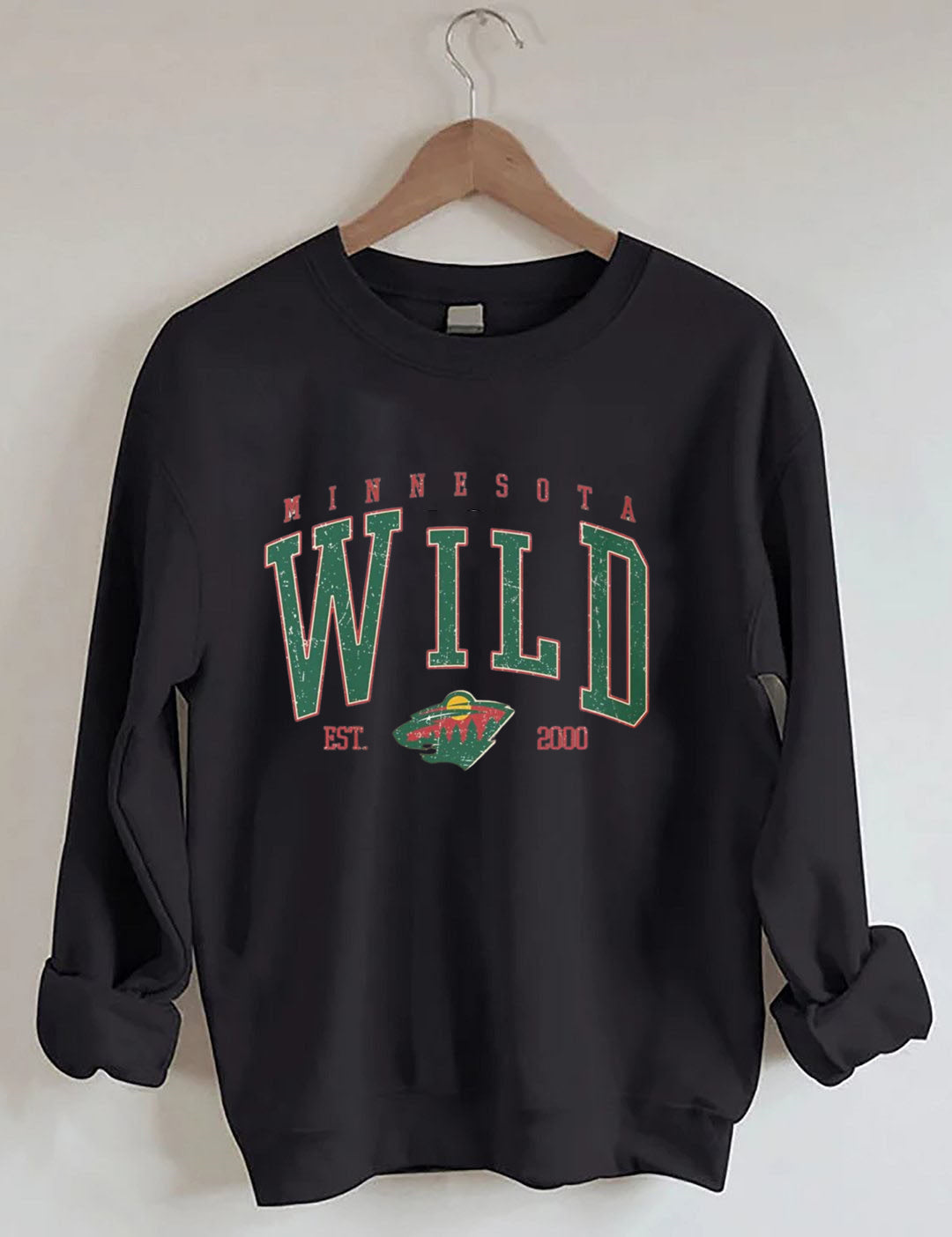 Retro Minnesota Wild Sweatshirt