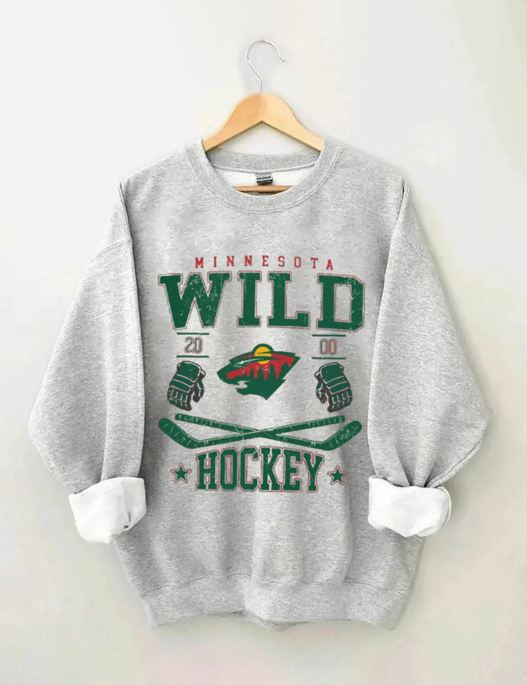 Vintage Minnesota Wild Hockey Sweatshirt
