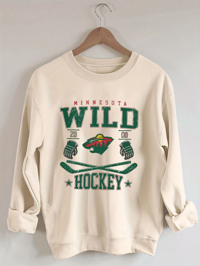 Vintage Minnesota Wild Hockey Sweatshirt