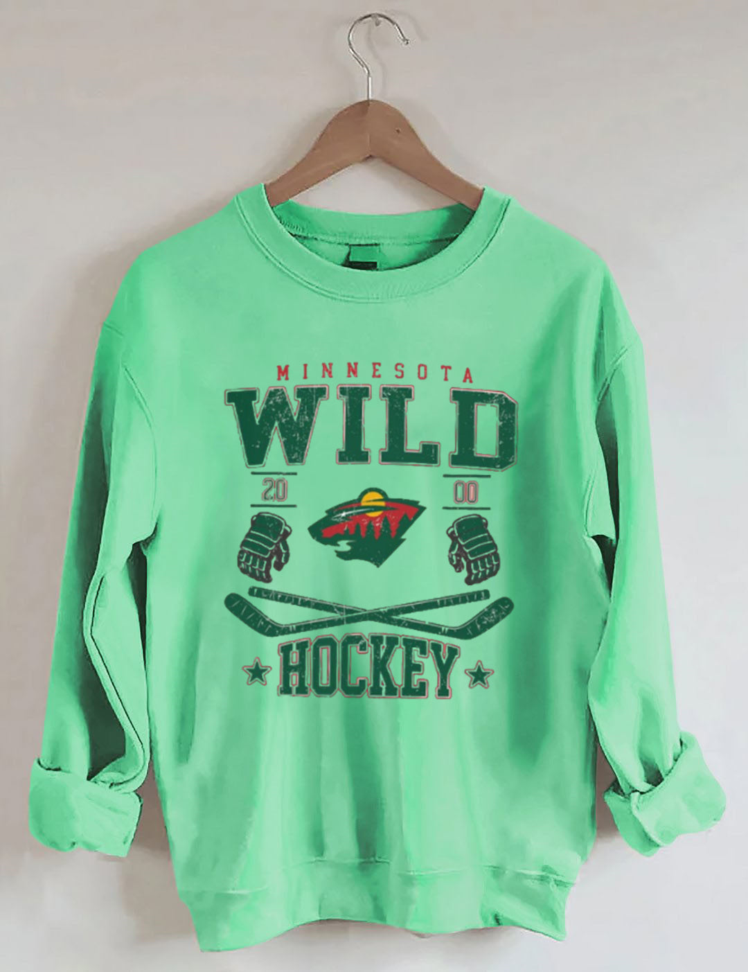 Vintage Minnesota Wild Hockey Sweatshirt