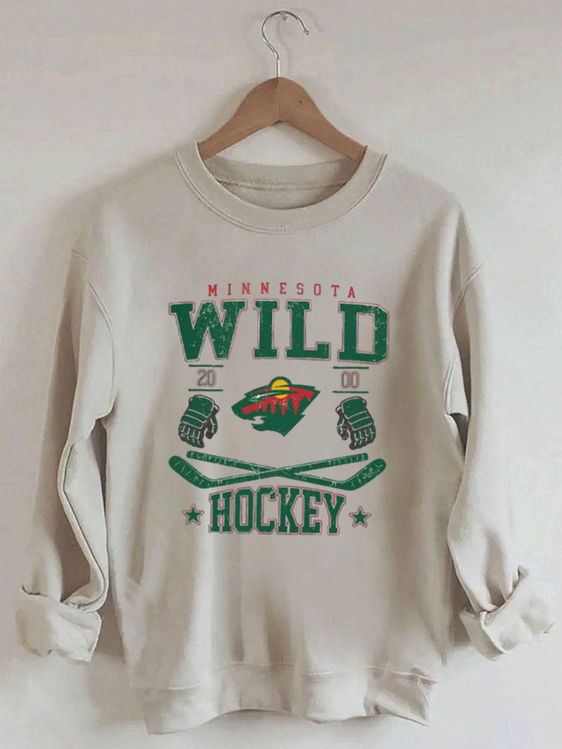 Vintage Minnesota Wild Hockey Sweatshirt