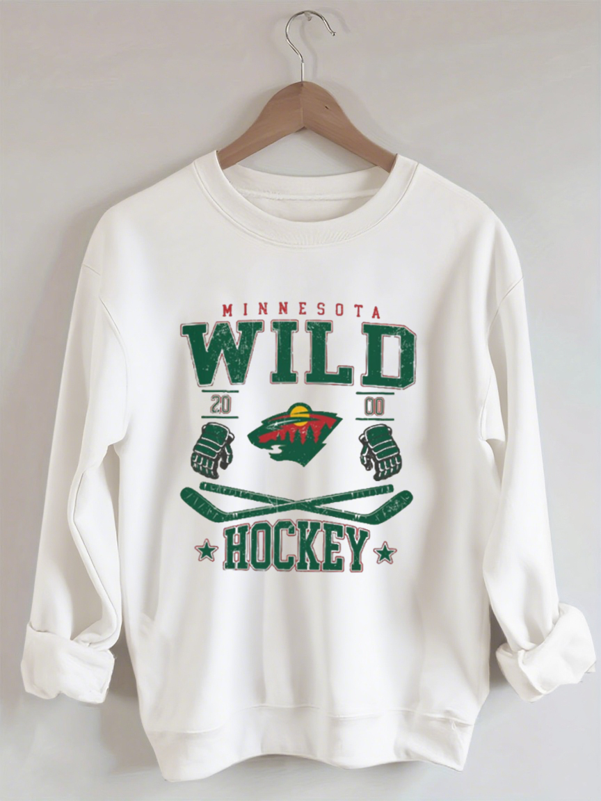 Vintage Minnesota Wild Hockey Sweatshirt