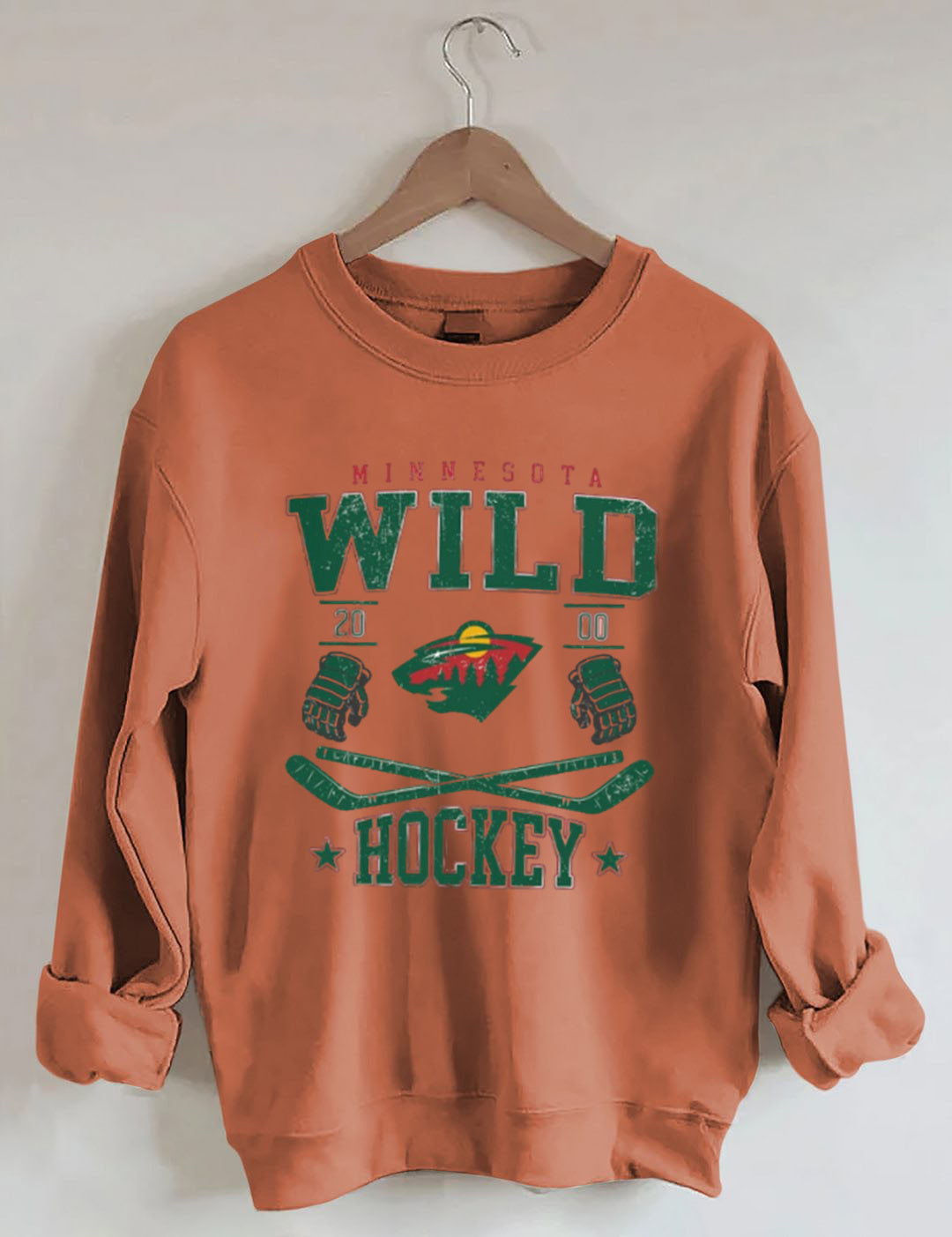 Vintage Minnesota Wild Hockey Sweatshirt