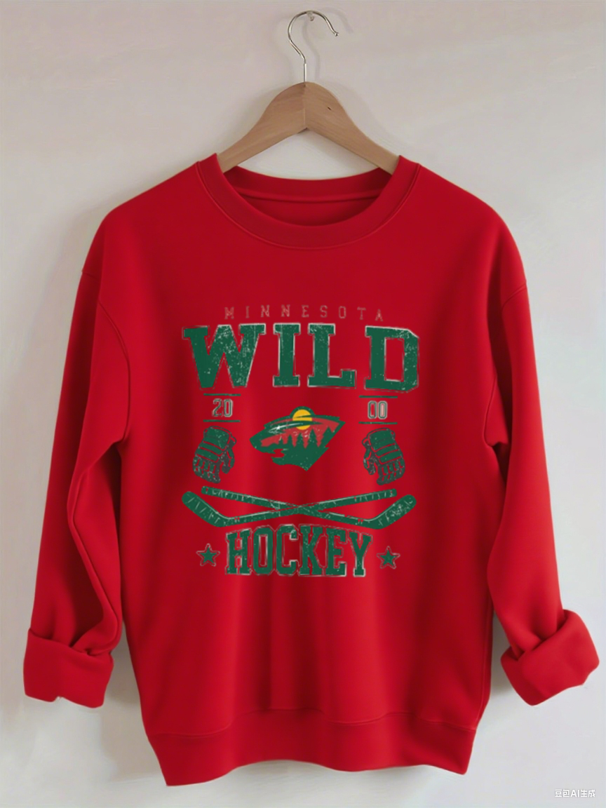 Vintage Minnesota Wild Hockey Sweatshirt