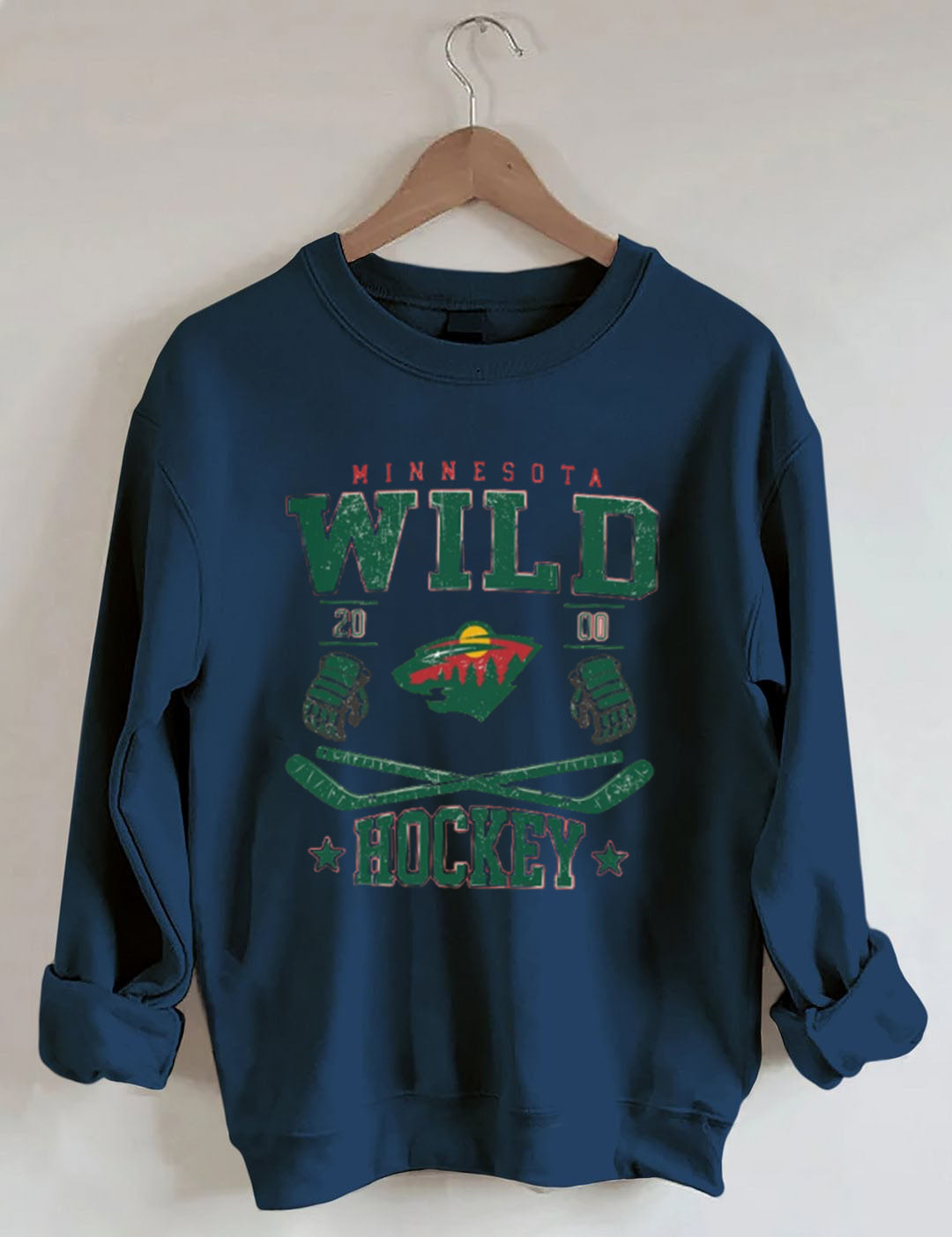 Vintage Minnesota Wild Hockey Sweatshirt