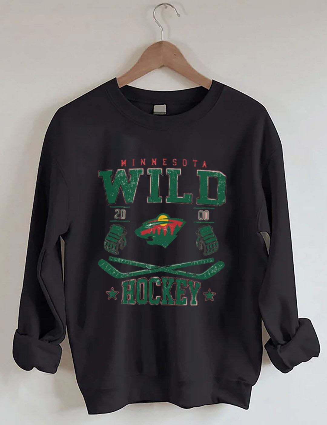 Vintage Minnesota Wild Hockey Sweatshirt