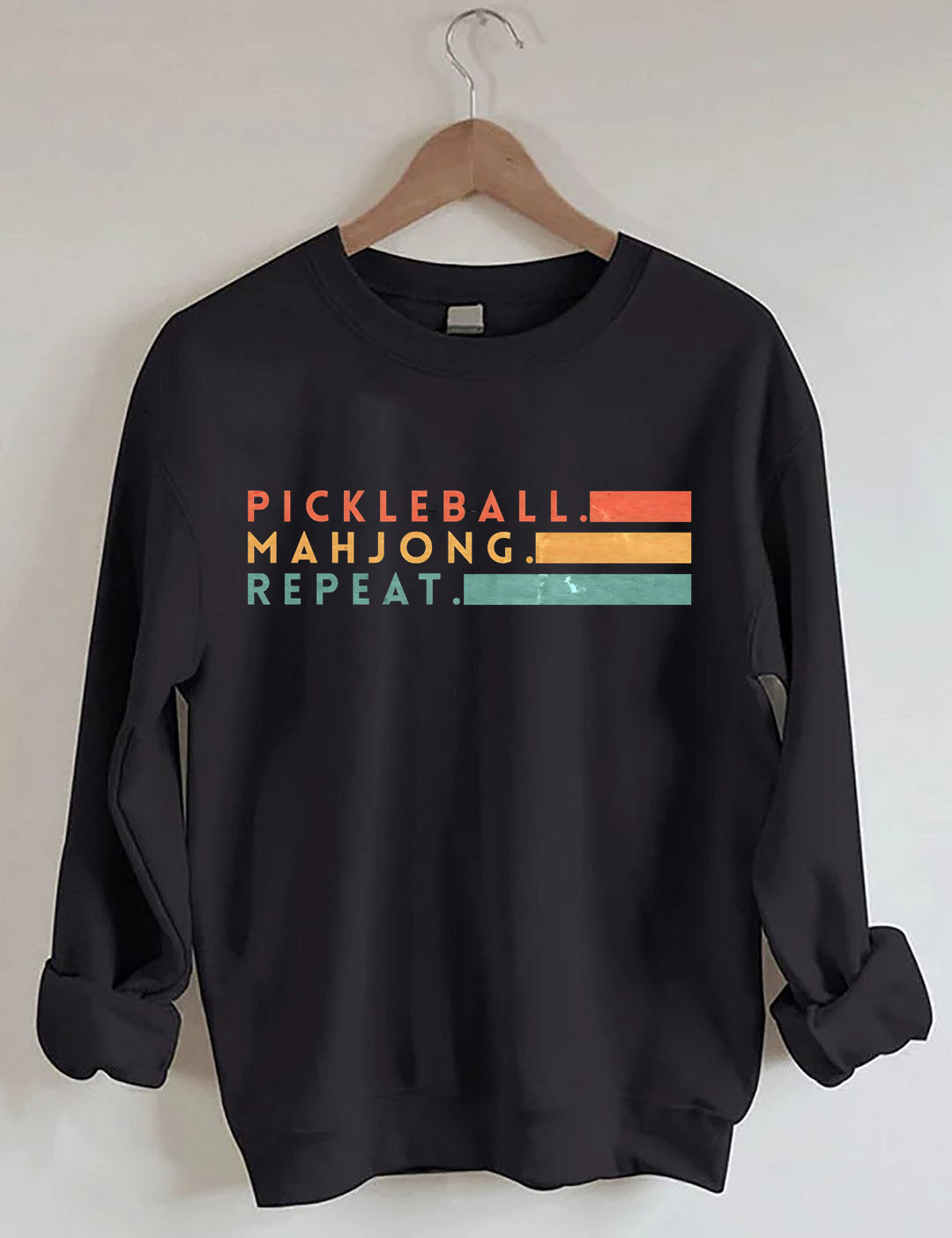 1Comfort Colors Pickleball Mahjong Repeat Retro T-Shirt