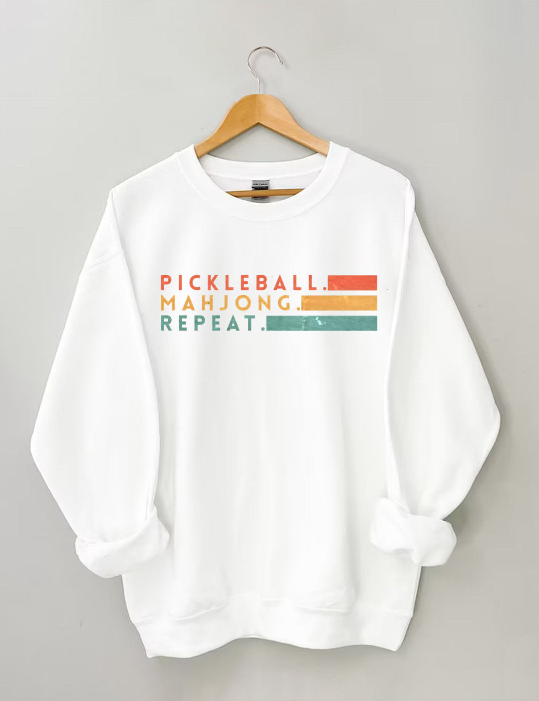 Pickleball Mahjong Repeat Sweatshirt