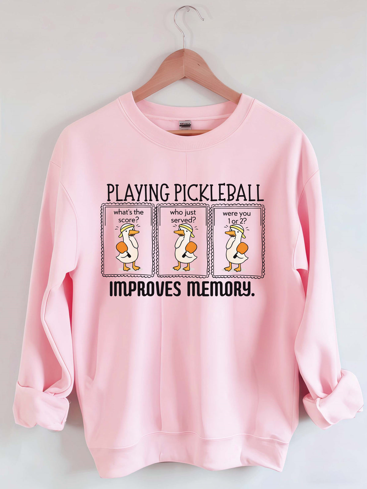 Playing Pickleball Improves Memory Sweatshirt