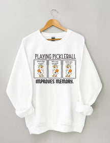 Comfort Colors Playing Pickleball Improves Memory T-shirt