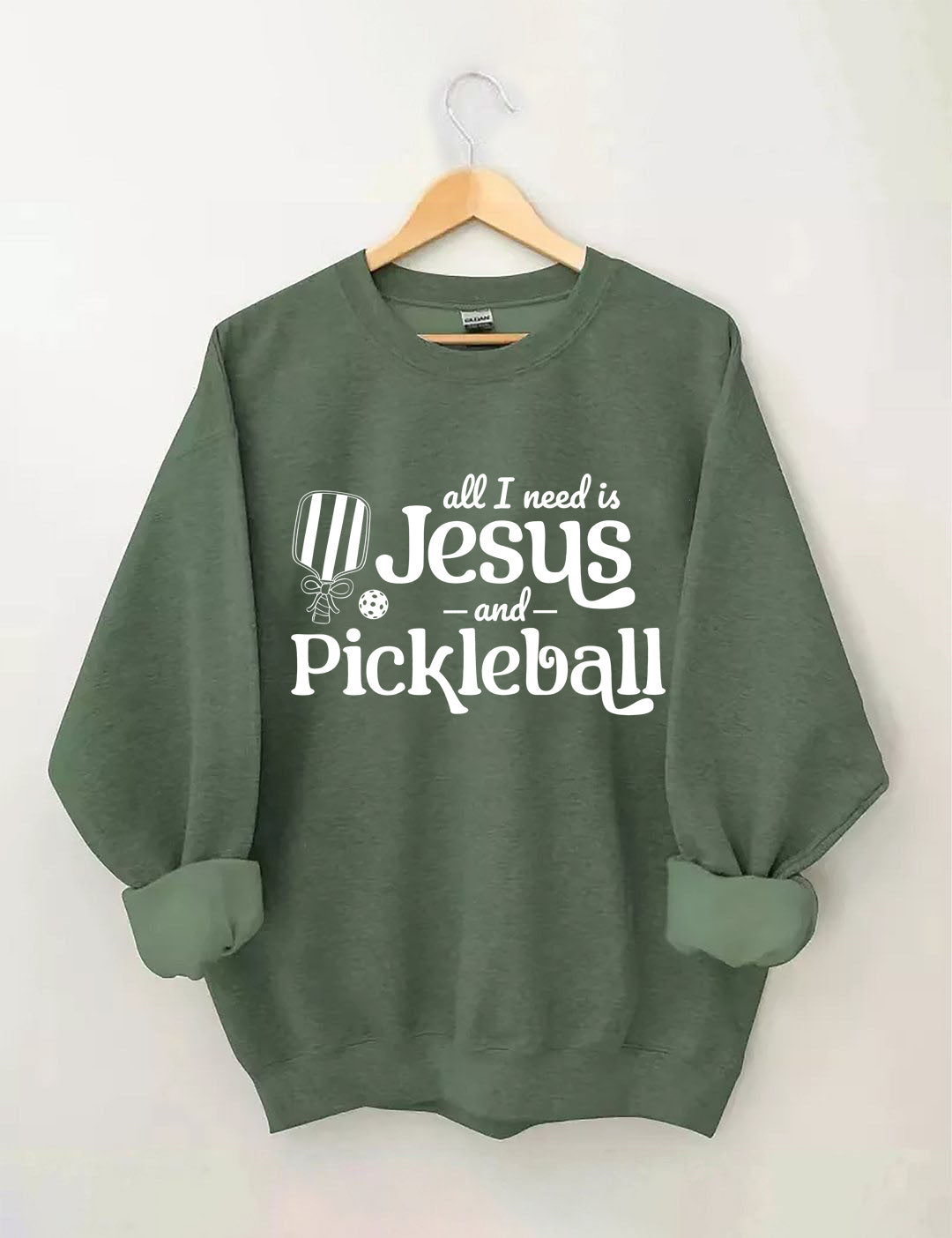 All I Need Is Jesus And Pickleball Sweatshirt