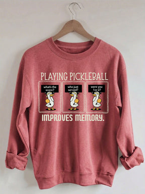Comfort Colors Playing Pickleball Improves Memory T-shirt