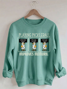 Comfort Colors Playing Pickleball Improves Memory T-shirt