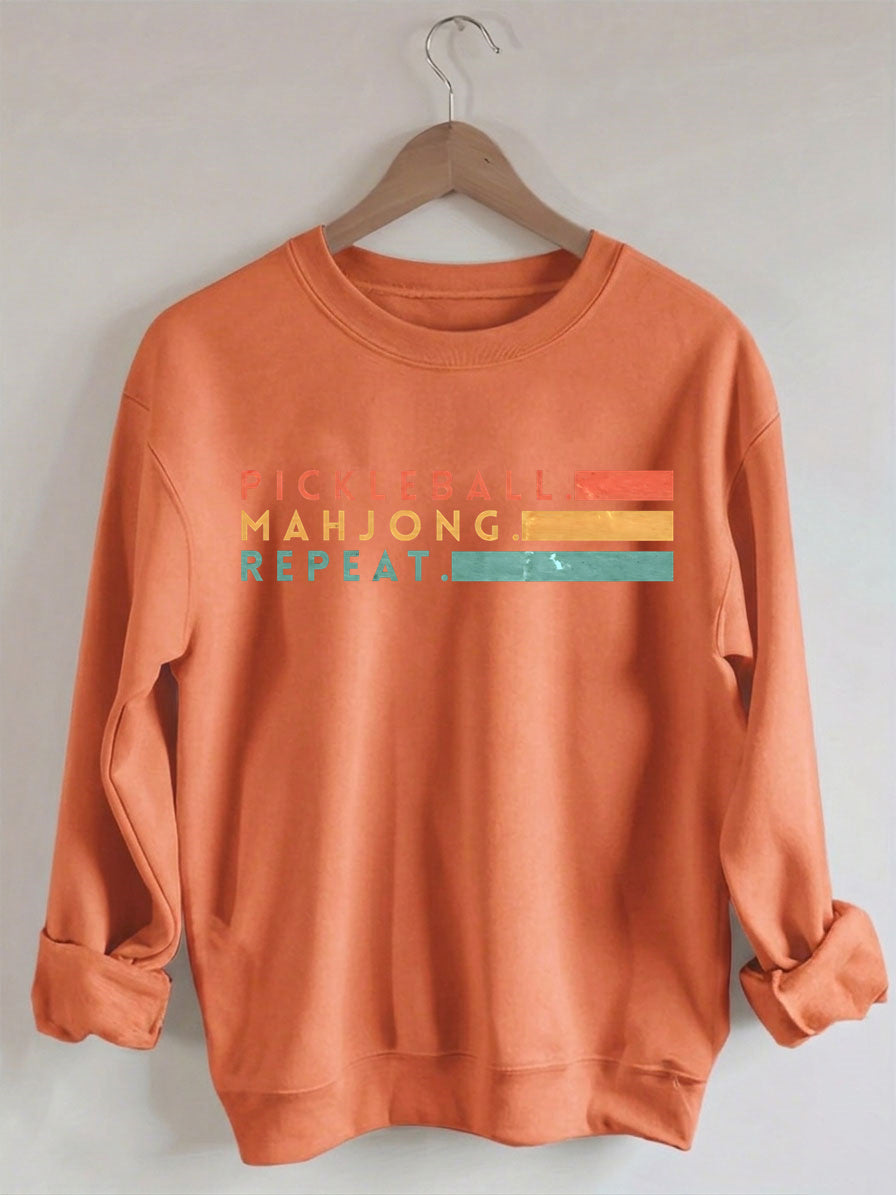 Comfort Colors Pickleball Mahjong Repeat Sweatshirt
