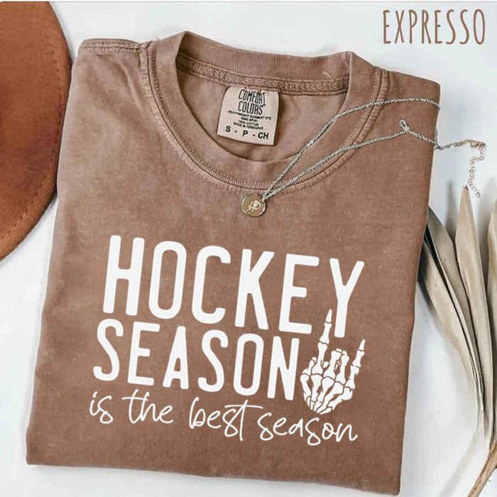 Comfort Colors Hockey Season Is the Best Season T-shirt