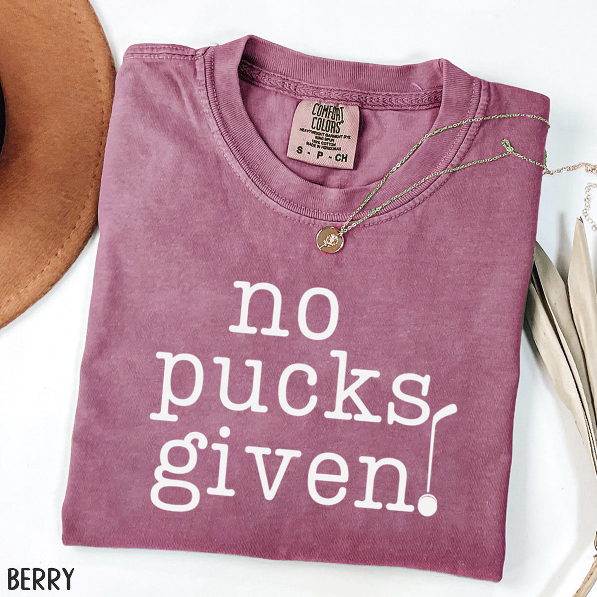 Comfort Colors No Pucks Given Hockey T-shirt