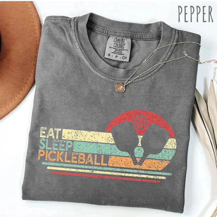 Comfort Colors Eat Sleep Pickleball  T-shirt