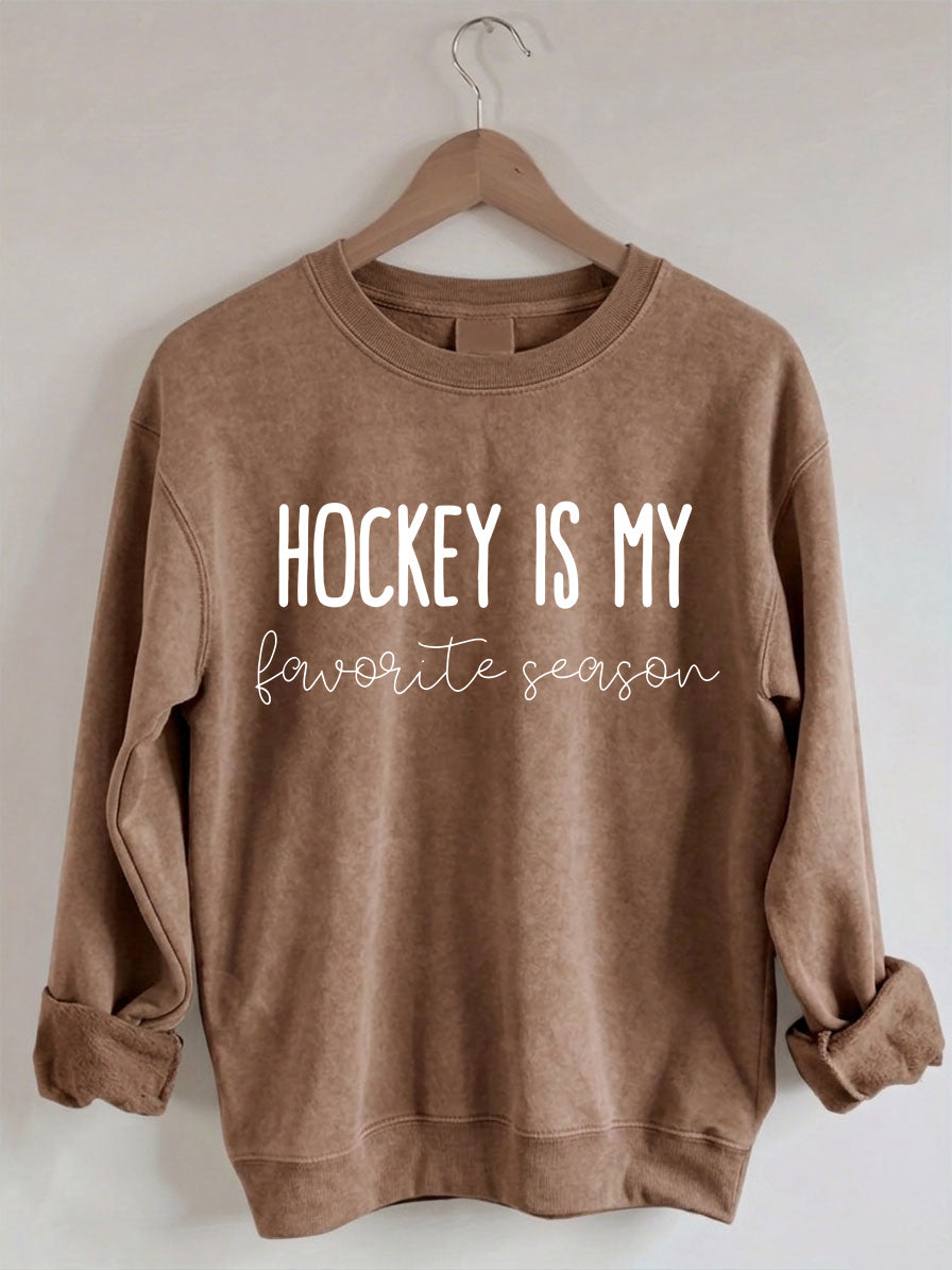 Comfort Colors® Hockey is my Favorite Season Sweatshirt