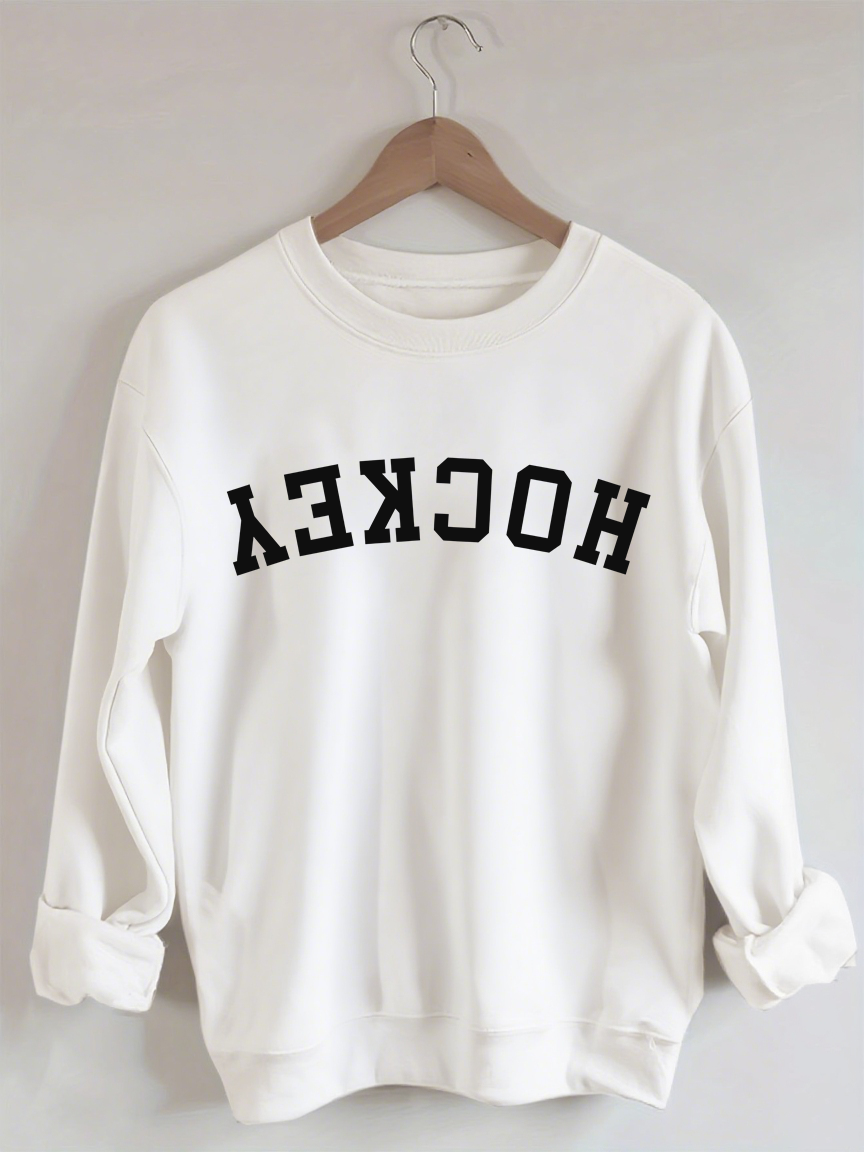 Comfort Colors Upside Down Hockey Sweatshirt
