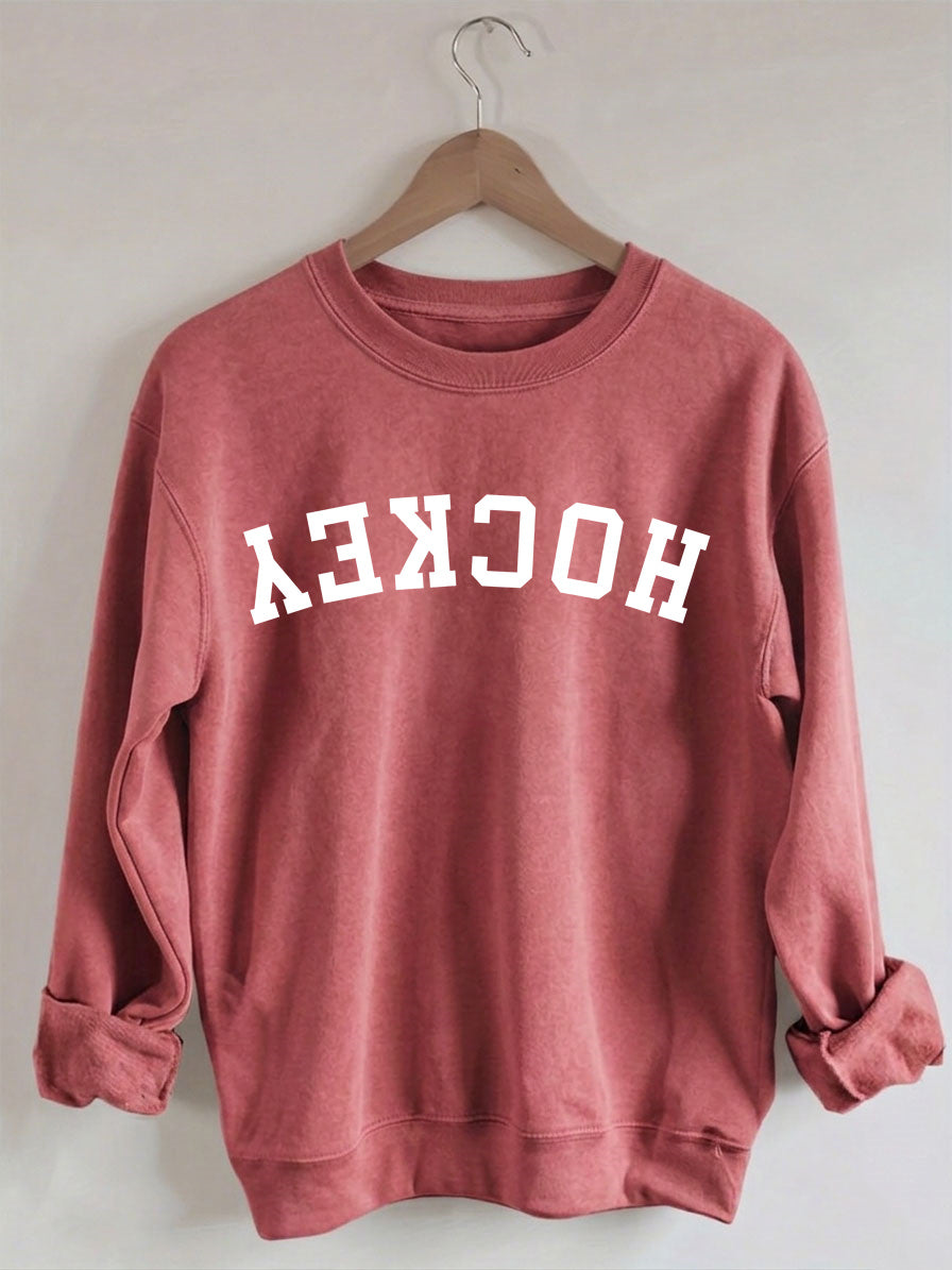 Comfort Colors Upside Down Hockey Sweatshirt