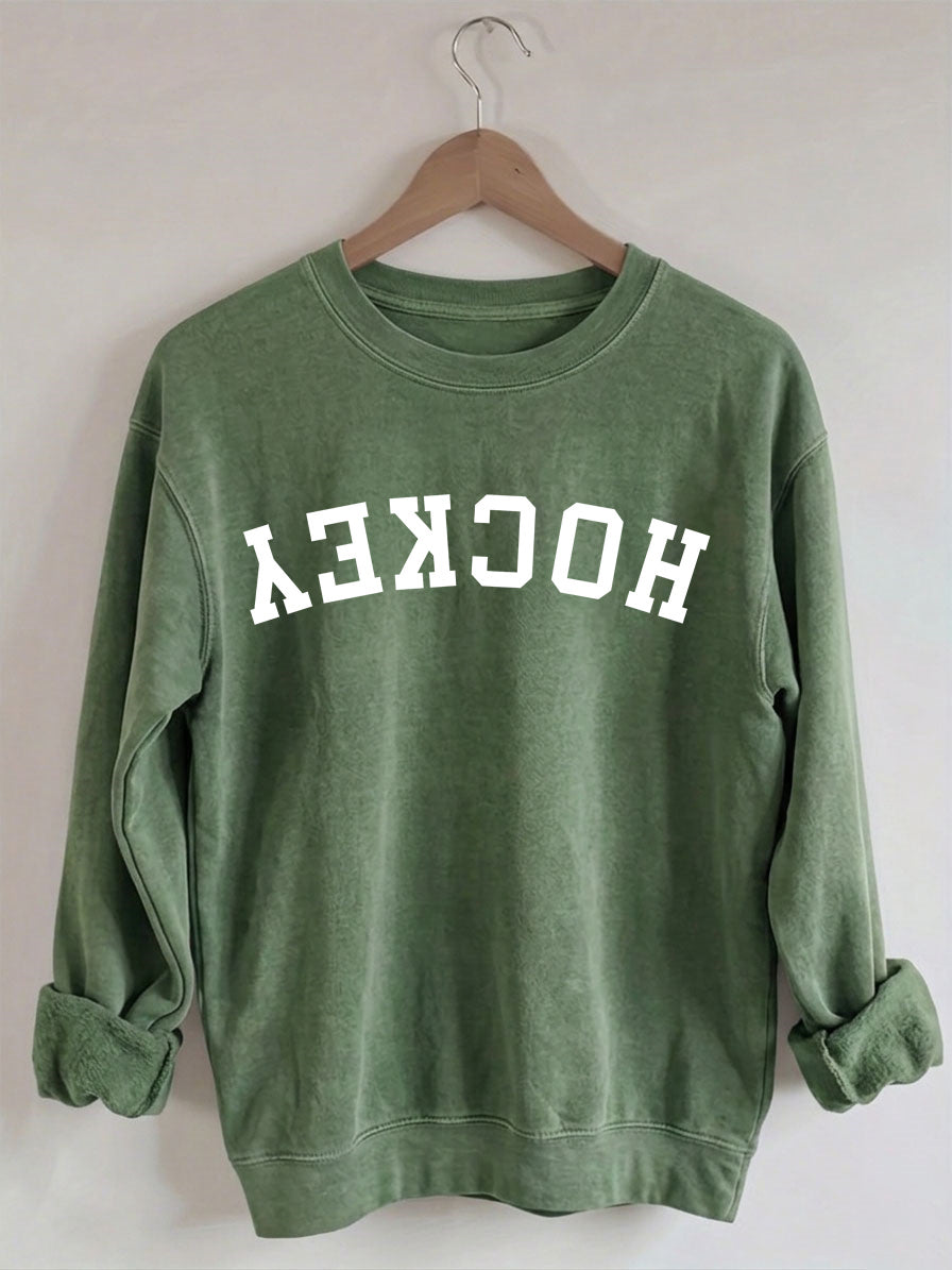 Comfort Colors Upside Down Hockey Sweatshirt