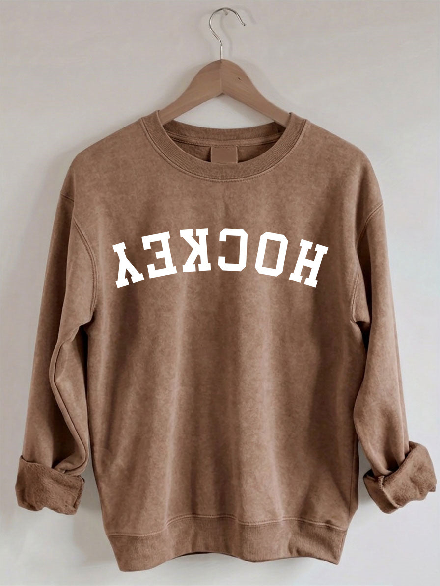 Comfort Colors Upside Down Hockey Sweatshirt