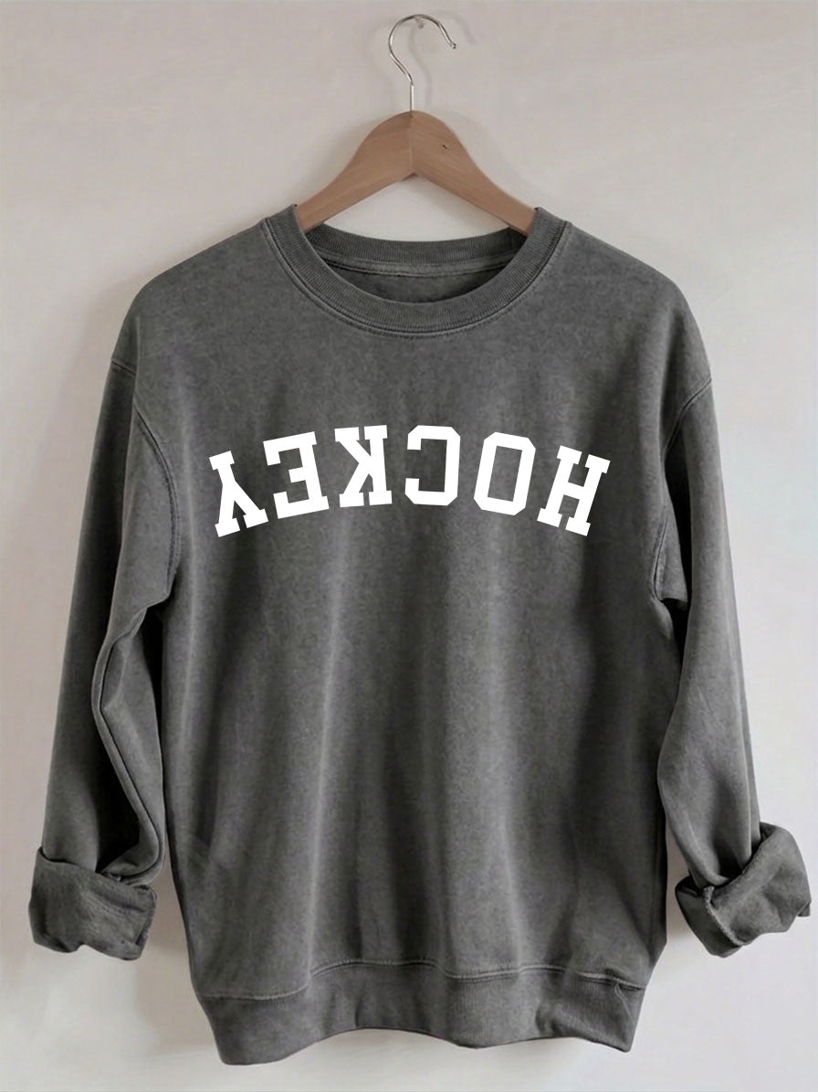 Comfort Colors Upside Down Hockey Sweatshirt