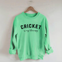 Cricket Is My Therapy Sweatshirt