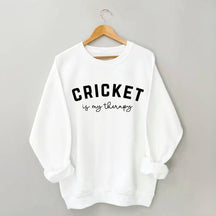 Cricket Is My Therapy Sweatshirt