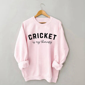 Cricket Is My Therapy Sweatshirt