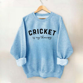 Cricket Is My Therapy Sweatshirt