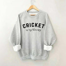 Cricket Is My Therapy Sweatshirt